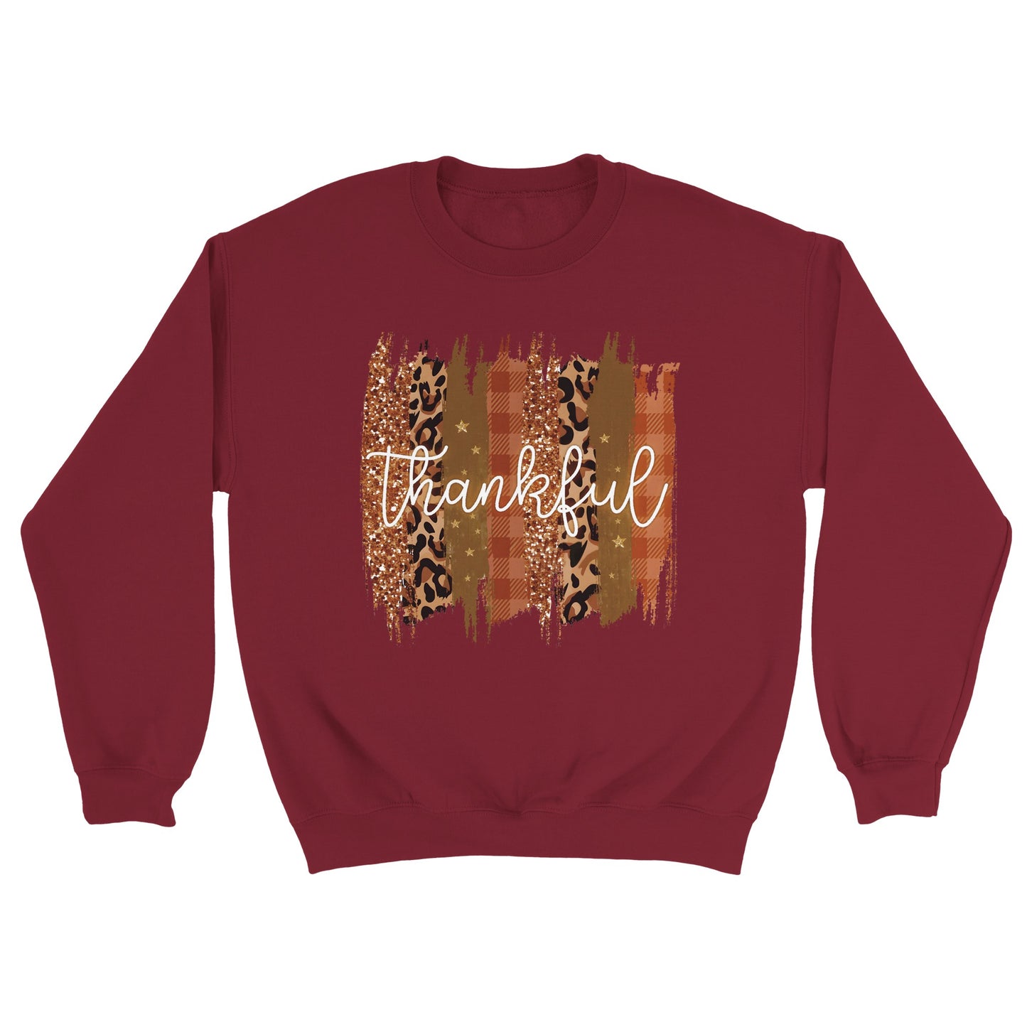 Thankful Leopard Unisex Crewneck Sweatshirt