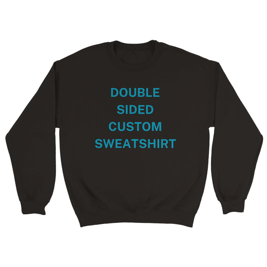 Adult Double Sided Unisex Crewneck Sweatshirt
