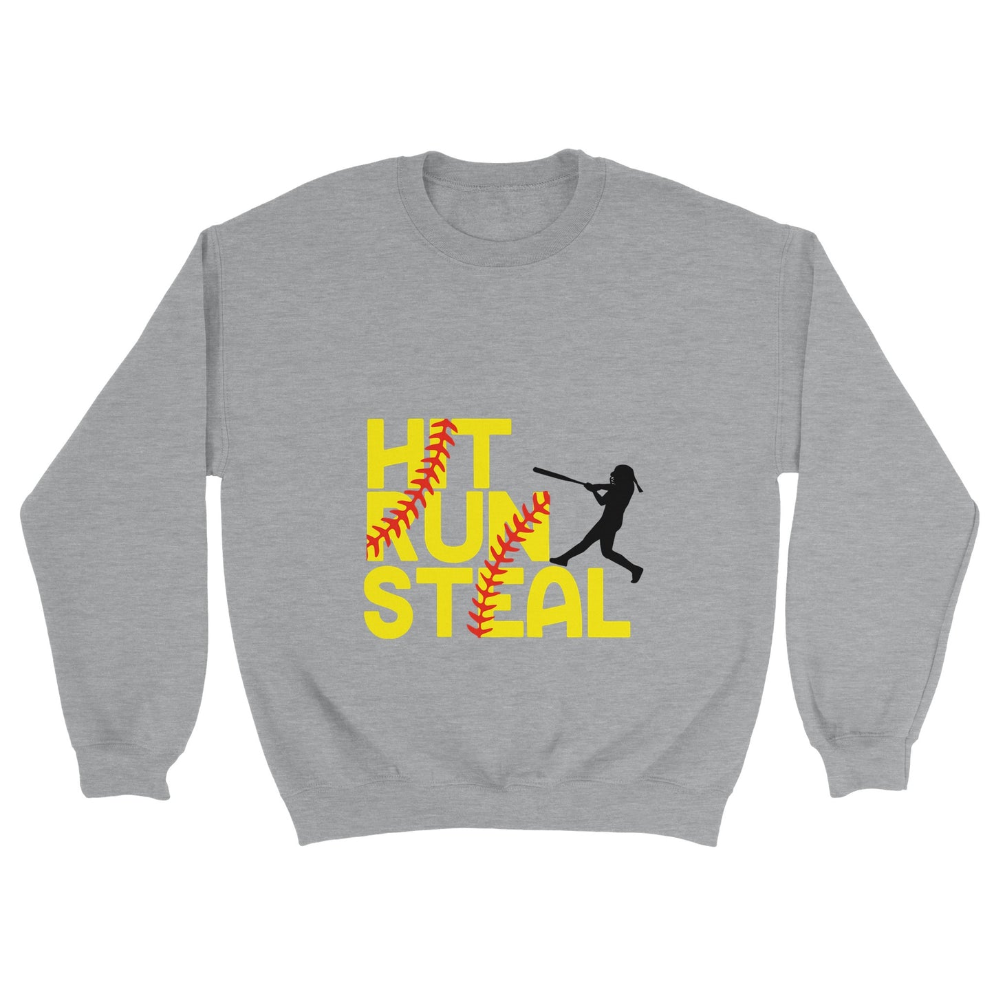 Hit Run Steal Classic Unisex Crewneck Sweatshirt