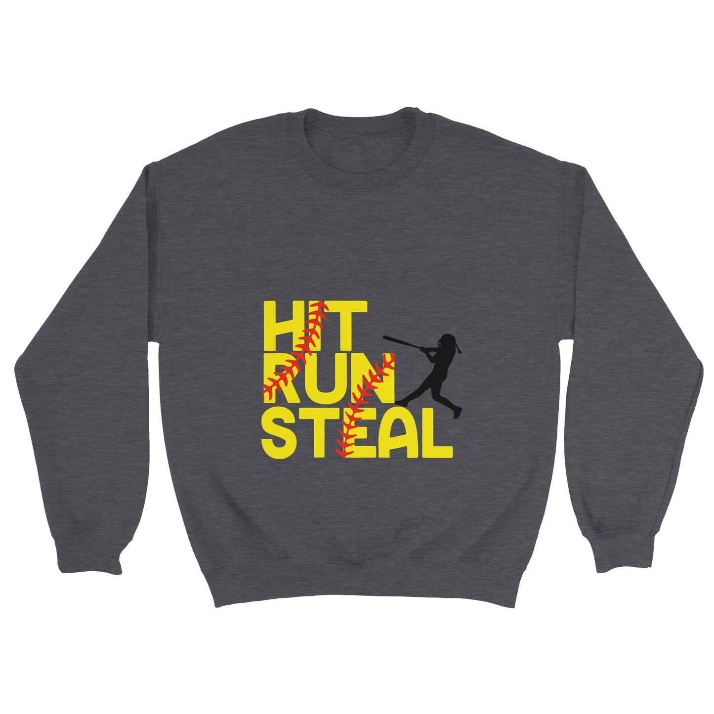 Hit Run Steal Classic Unisex Crewneck Sweatshirt